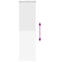 vidaXL Tenda a Rullo Doccia con Cassonetto 70x240 cm Larghezza Tessuto