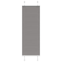 Tenda Plissettata Antracite 45x100 cm Larghezza Tessuto 44,4 cm 4015064