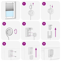 Tenda Plissettata Antracite 45x100 cm Larghezza Tessuto 44,4 cm 4015064