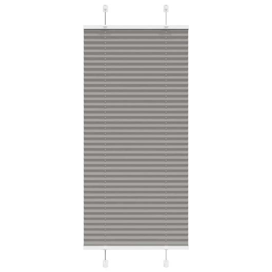 Tenda Plissettata Antracite 55x100 cm Larghezza Tessuto 54,4 cm 4015066