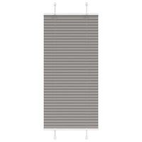 vidaXL Tenda Plissettata Antracite 60x100 cm Larghezza Tessuto 59,4 cm