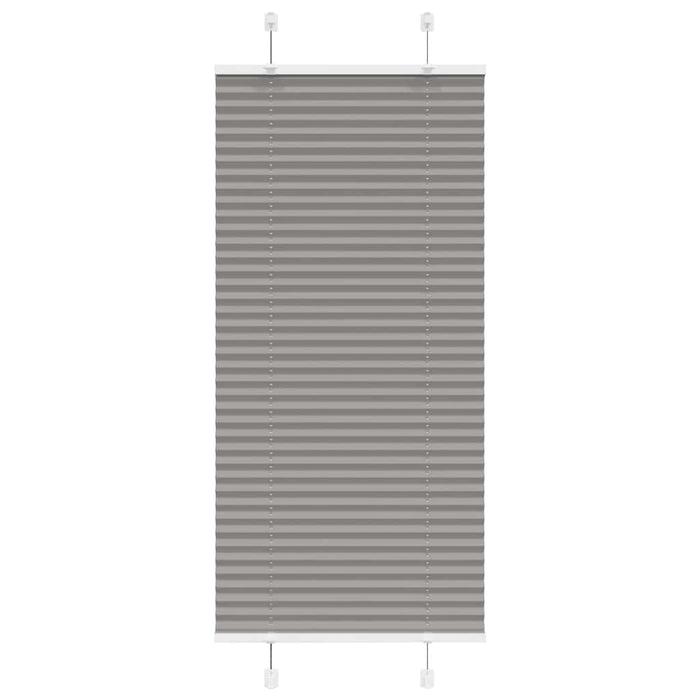 Tenda Plissettata Antracite 60x100 cm Larghezza Tessuto 59,4 cm 4015067