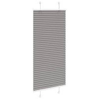 Tenda Plissettata Antracite 60x100 cm Larghezza Tessuto 59,4 cm 4015067