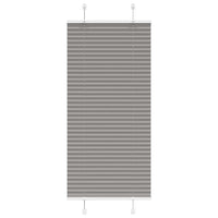 Tenda Plissettata Antracite 65x100 cm Larghezza Tessuto 64,4 cm 4015068