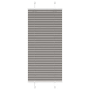 Tenda Plissettata Antracite 65x100 cm Larghezza Tessuto 64,4 cm 4015068