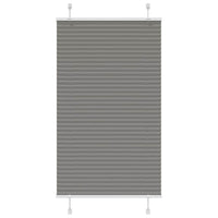 Tenda Plissettata Antracite 70x100 cm Larghezza Tessuto 69,4 cm 4015069