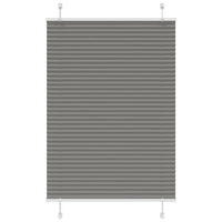 Tenda Plissettata Antracite 90x100 cm Larghezza Tessuto 89,4 cm 4015073