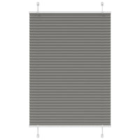 Tenda Plissettata Antracite 95x100 cm Larghezza Tessuto 94,4 cm 4015074