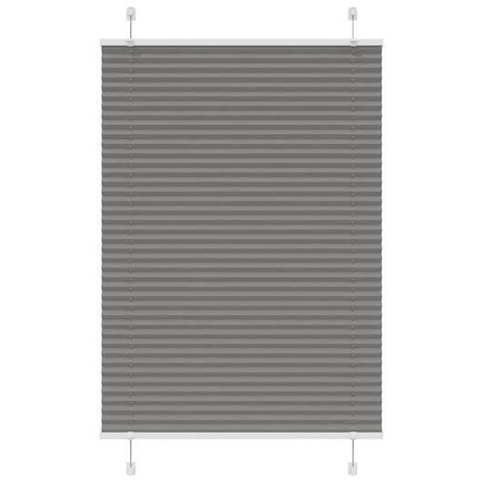 Tenda Plissettata Antracite 95x100 cm Larghezza Tessuto 94,4 cm 4015074