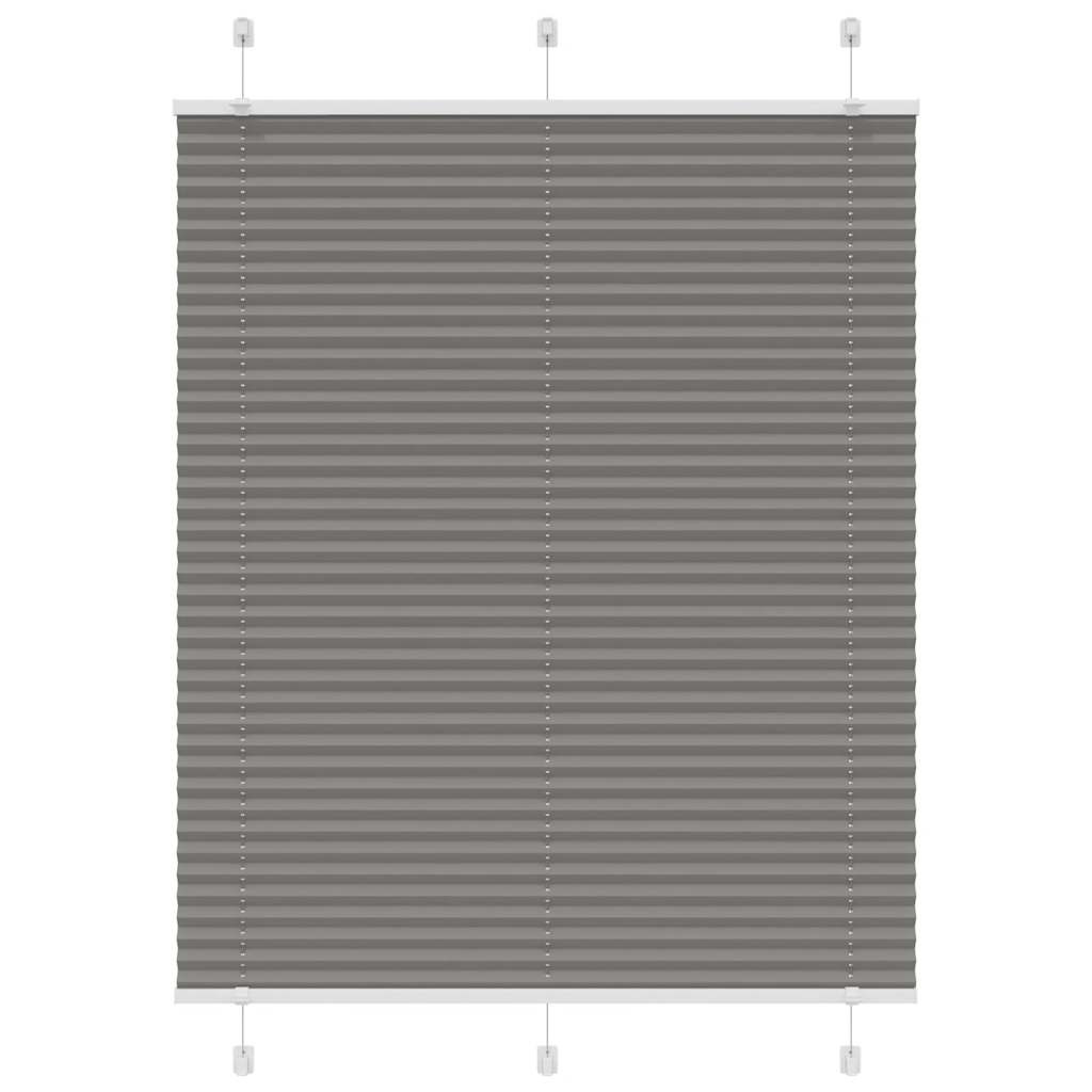 Tenda Plissettata Antracite 105x100cm Larghezza Tessuto 104,4cm 4015076