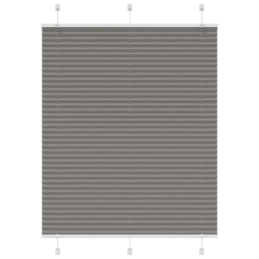 Tenda Plissettata Antracite 105x100cm Larghezza Tessuto 104,4cm 4015076