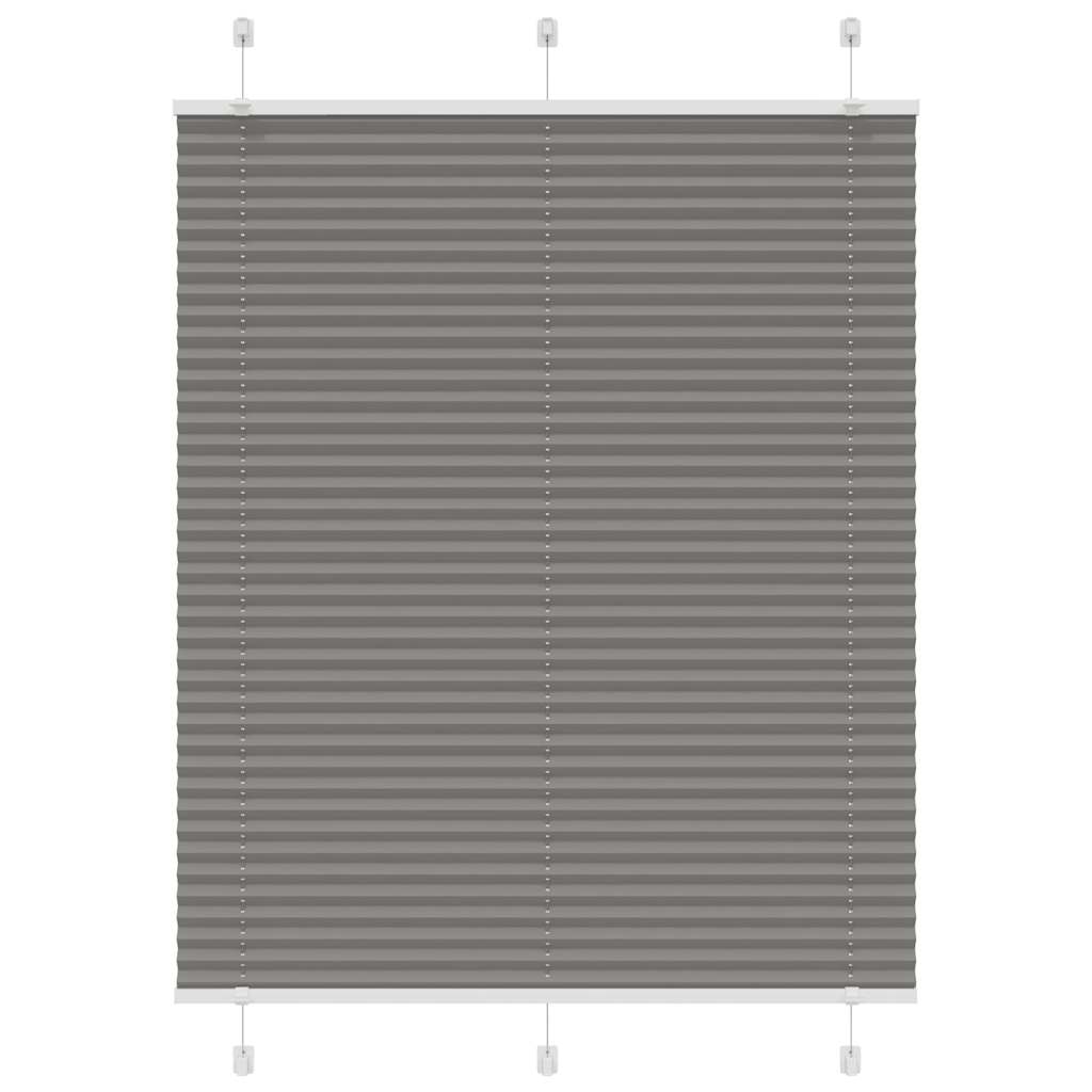 Tenda Plissettata Antracite 110x100cm Larghezza Tessuto 109,4cm 4015077
