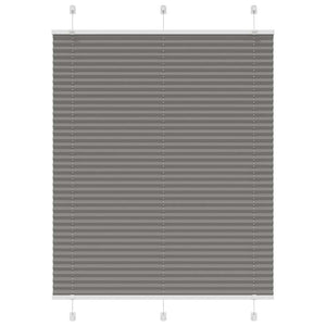 Tenda Plissettata Antracite 110x100cm Larghezza Tessuto 109,4cm 4015077