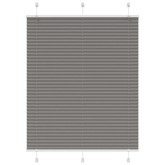 Tenda Plissettata Antracite 110x100cm Larghezza Tessuto 109,4cm 4015077