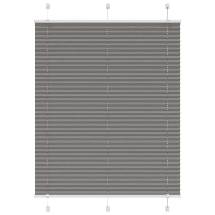 Tenda Plissettata Antracite 110x100cm Larghezza Tessuto 109,4cm 4015077