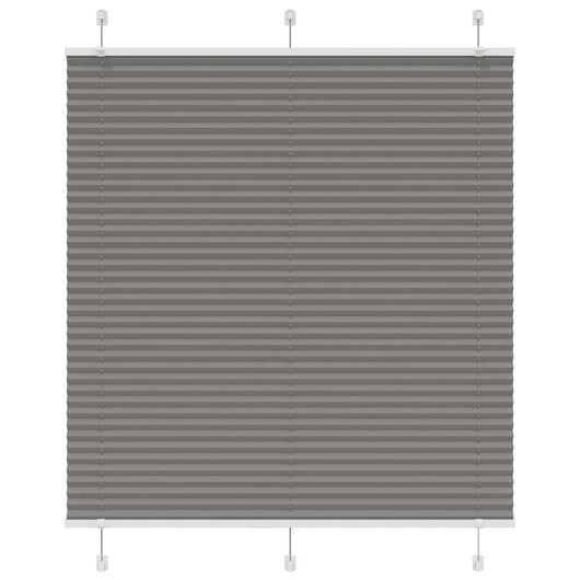 Tenda Plissettata Antracite 115x100cm Larghezza Tessuto 114,4cm 4015078