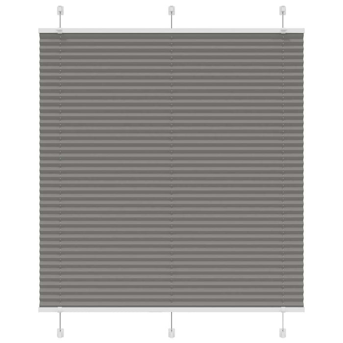 Tenda Plissettata Antracite 115x100cm Larghezza Tessuto 114,4cm 4015078