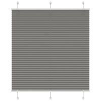 Tenda Plissettata Antracite 120x100cm Larghezza Tessuto 119,4cm 4015079