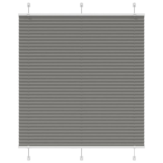 Tenda Plissettata Antracite 120x100cm Larghezza Tessuto 119,4cm 4015079