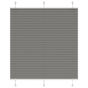 Tenda Plissettata Antracite 120x100cm Larghezza Tessuto 119,4cm 4015079