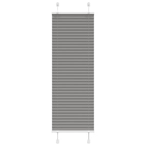 Tenda Plissettata Antracite 50x150 cm Larghezza Tessuto 49,4 cm