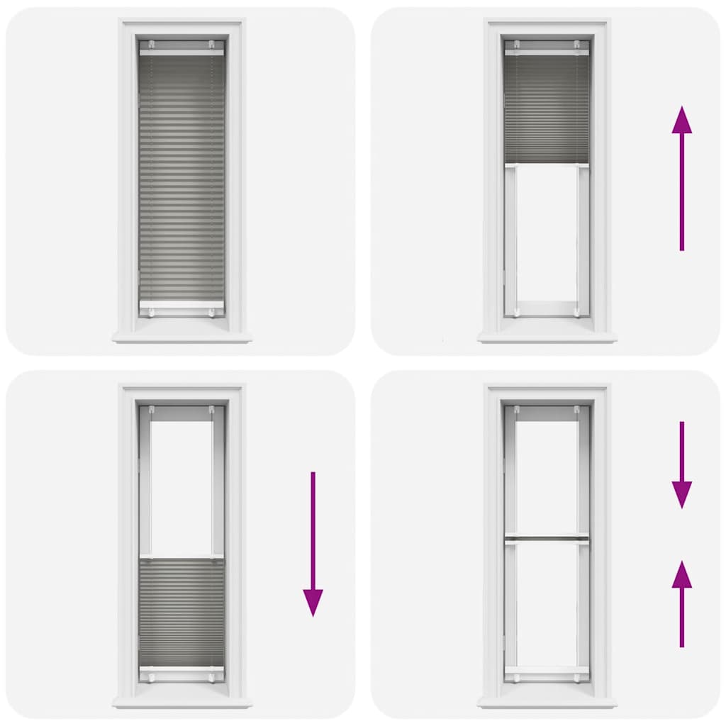 Tenda Plissettata Antracite 50x150 cm Larghezza Tessuto 49,4 cm 4015082