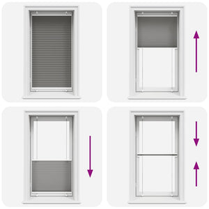 Tenda Plissettata Antracite 80x150 cm Larghezza Tessuto 79,4 cm 4015088