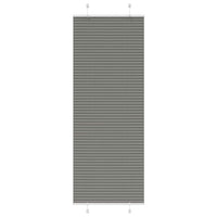 Tenda Plissettata Antracite 80x200 cm Larghezza Tessuto 79,4 cm