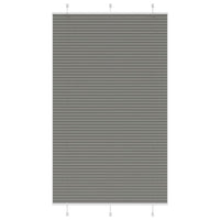 Tenda Plissettata Antracite 120x200cm Larghezza Tessuto 119,4cm