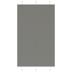 Tenda Plissettata Antracite 120x200cm Larghezza Tessuto 119,4cm