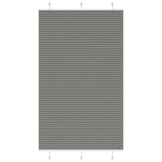 Tenda Plissettata Antracite 120x200cm Larghezza Tessuto 119,4cm