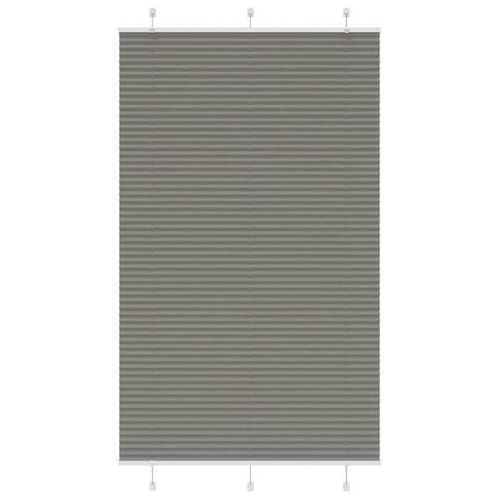 Tenda Plissettata Antracite 120x200cm Larghezza Tessuto 119,4cm