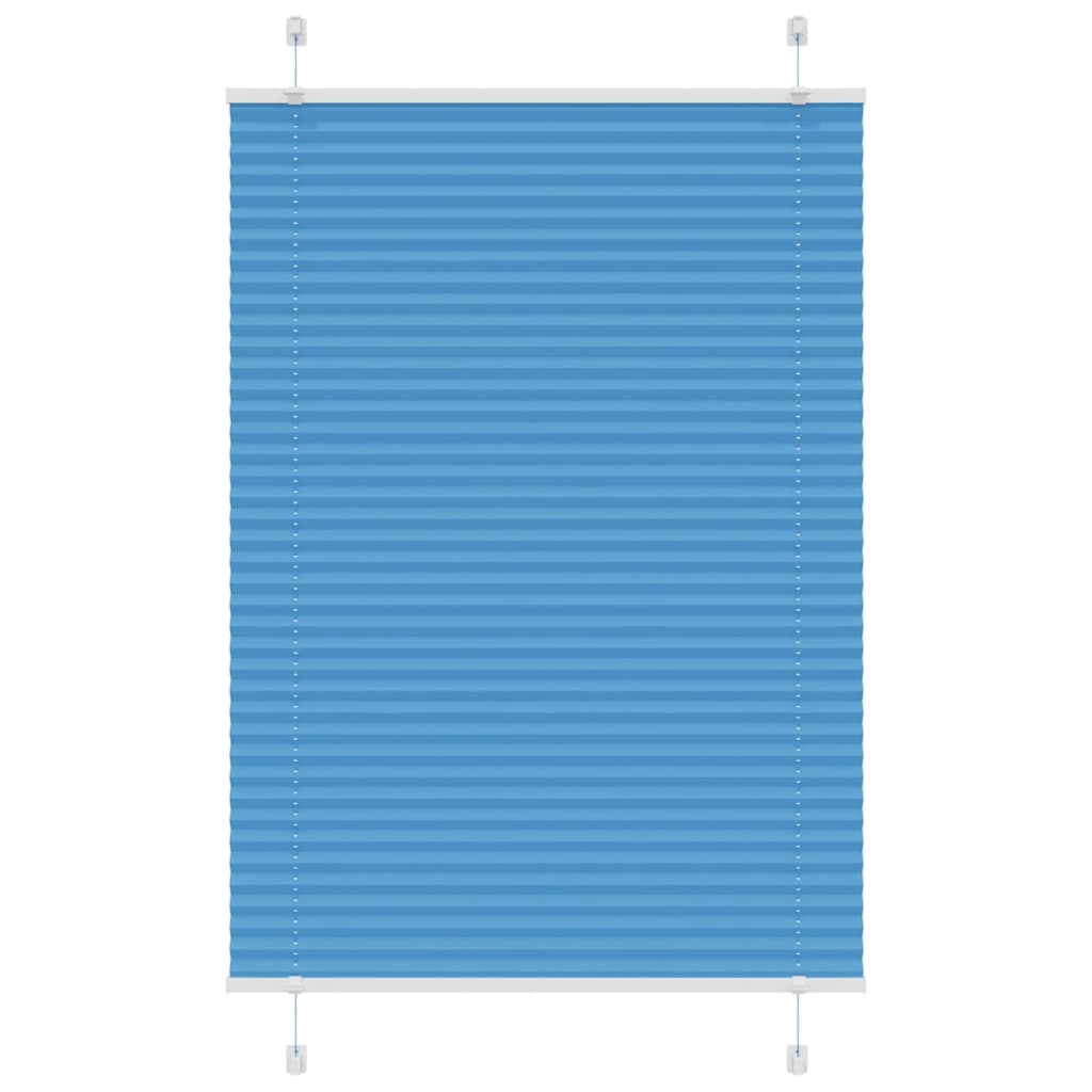 Tenda Plissettata Blu 80x100 cm Larghezza Tessuto 79,4 cm 4015173