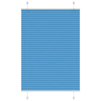 Tenda Plissettata Blu 80x100 cm Larghezza Tessuto 79,4 cm 4015173