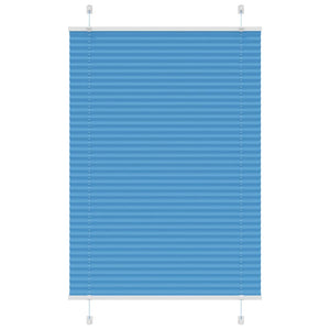 Tenda Plissettata Blu 80x100 cm Larghezza Tessuto 79,4 cm 4015173