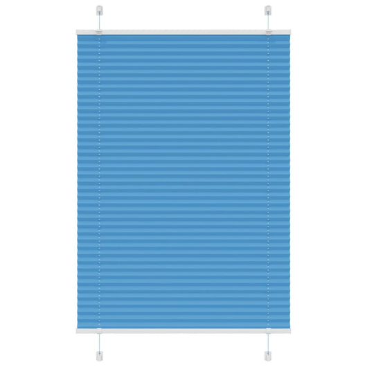 Tenda Plissettata Blu 80x100 cm Larghezza Tessuto 79,4 cm 4015173