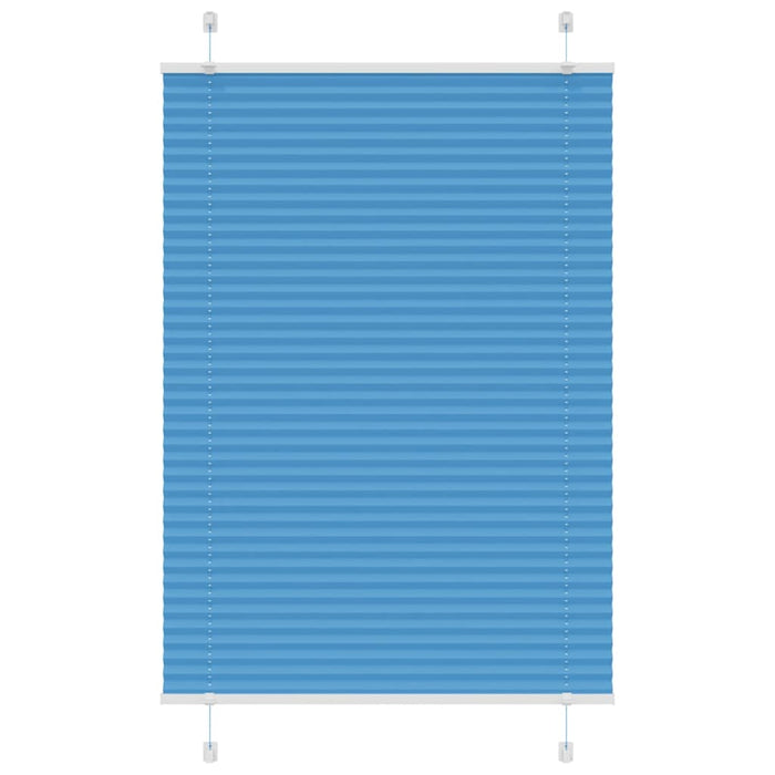 Tenda Plissettata Blu 80x100 cm Larghezza Tessuto 79,4 cm 4015173