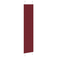 Tenda Plissettata Rosso Bordeaux 45x200 cm Larghezza Tessuto 4015251