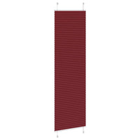 Tenda Plissettata Rosso Bordeaux 55x200 cm Larghezza Tessuto 4015253