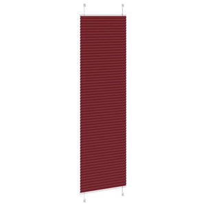 Tenda Plissettata Rosso Bordeaux 55x200 cm Larghezza Tessuto 4015253