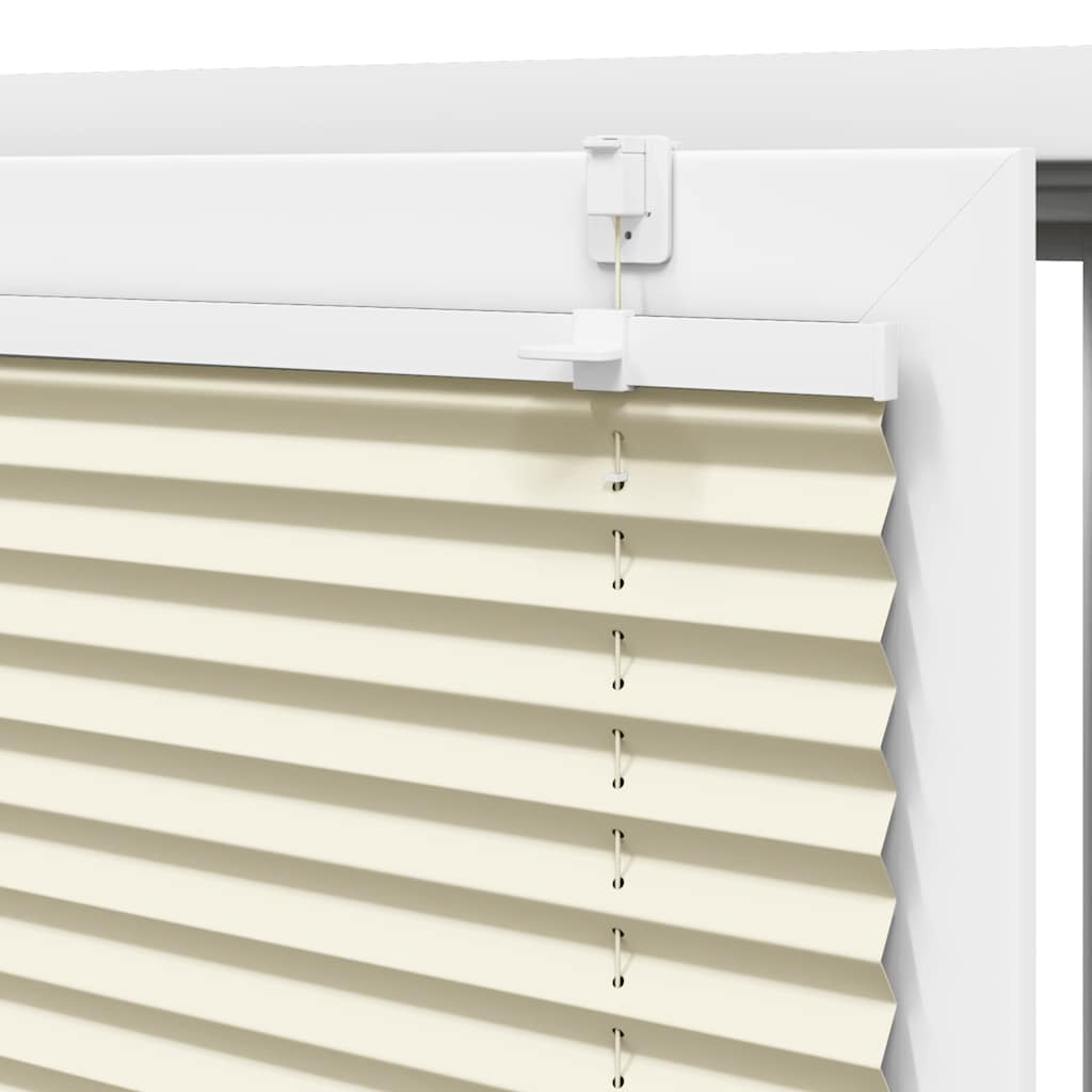 Tenda Plissettata Crema 40x100 cm Larghezza Tessuto 39,4 cm 4015267