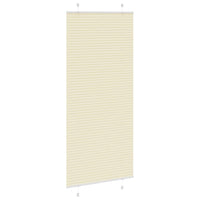Tenda Plissettata Crema 90x200 cm Larghezza Tessuto 89,4 cm