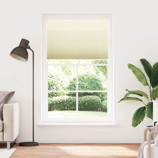 Tenda Plissettata Crema 115x200 cm Larghezza Tessuto 114,4 cm 4015316