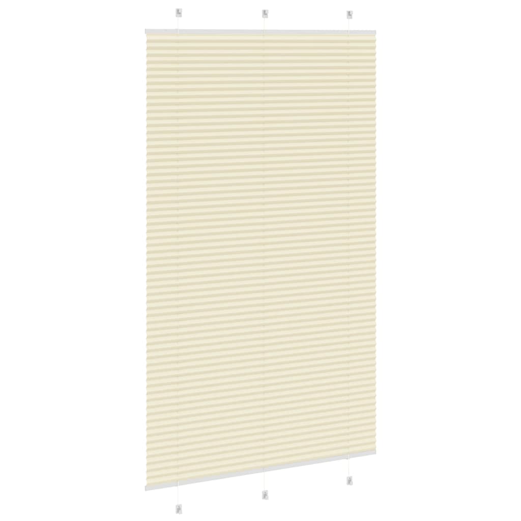 Tenda Plissettata Crema 115x200 cm Larghezza Tessuto 114,4 cm 4015316