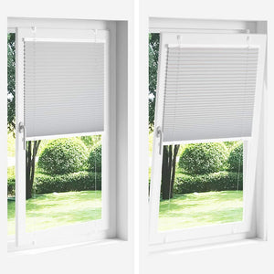 Tenda Plissettata Crema 115x200 cm Larghezza Tessuto 114,4 cm 4015316