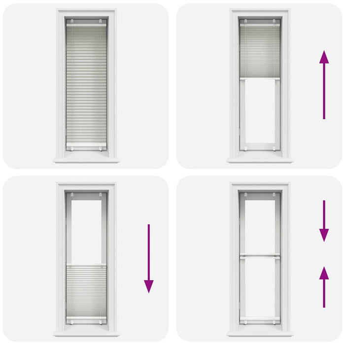 Tenda Plissettata Grigio Chiaro 50x100 cm Larghezza Tessuto 4015320