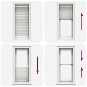 Tenda Plissettata Grigio Chiaro 55x100 cm Larghezza Tessuto 4015321