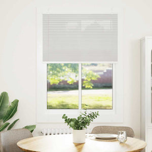 Tenda Plissettata Grigio Chiaro 85x100 cm Larghezza Tessuto 4015327