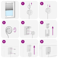 Tenda Plissettata Grigio Chiaro 120x100 cm Larghezza Tessuto 4015334