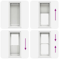 Tenda Plissettata Grigio Chiaro 55x150 cm Larghezza Tessuto 4015338